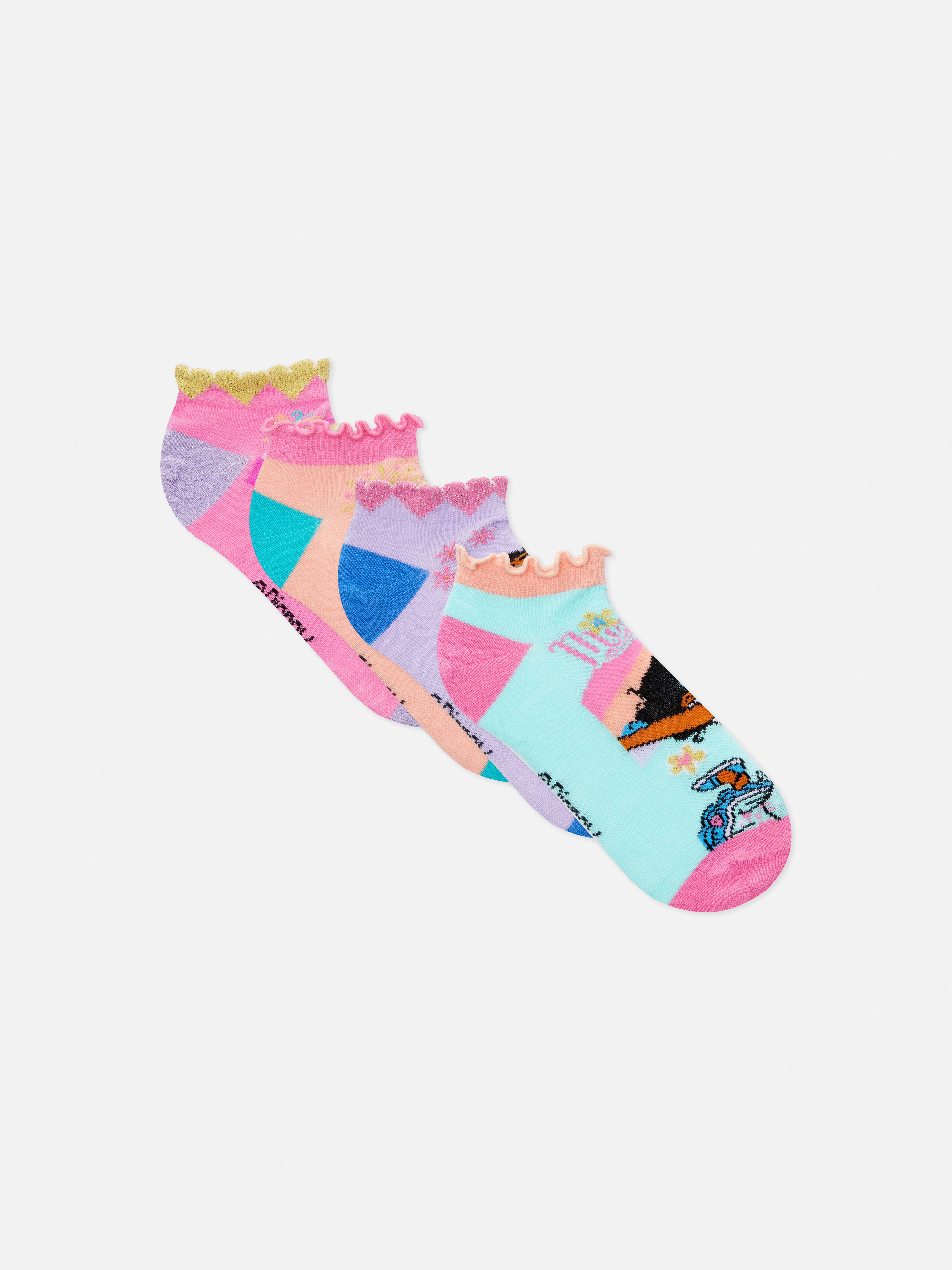 4pk Disney Encanto Trainer Socks