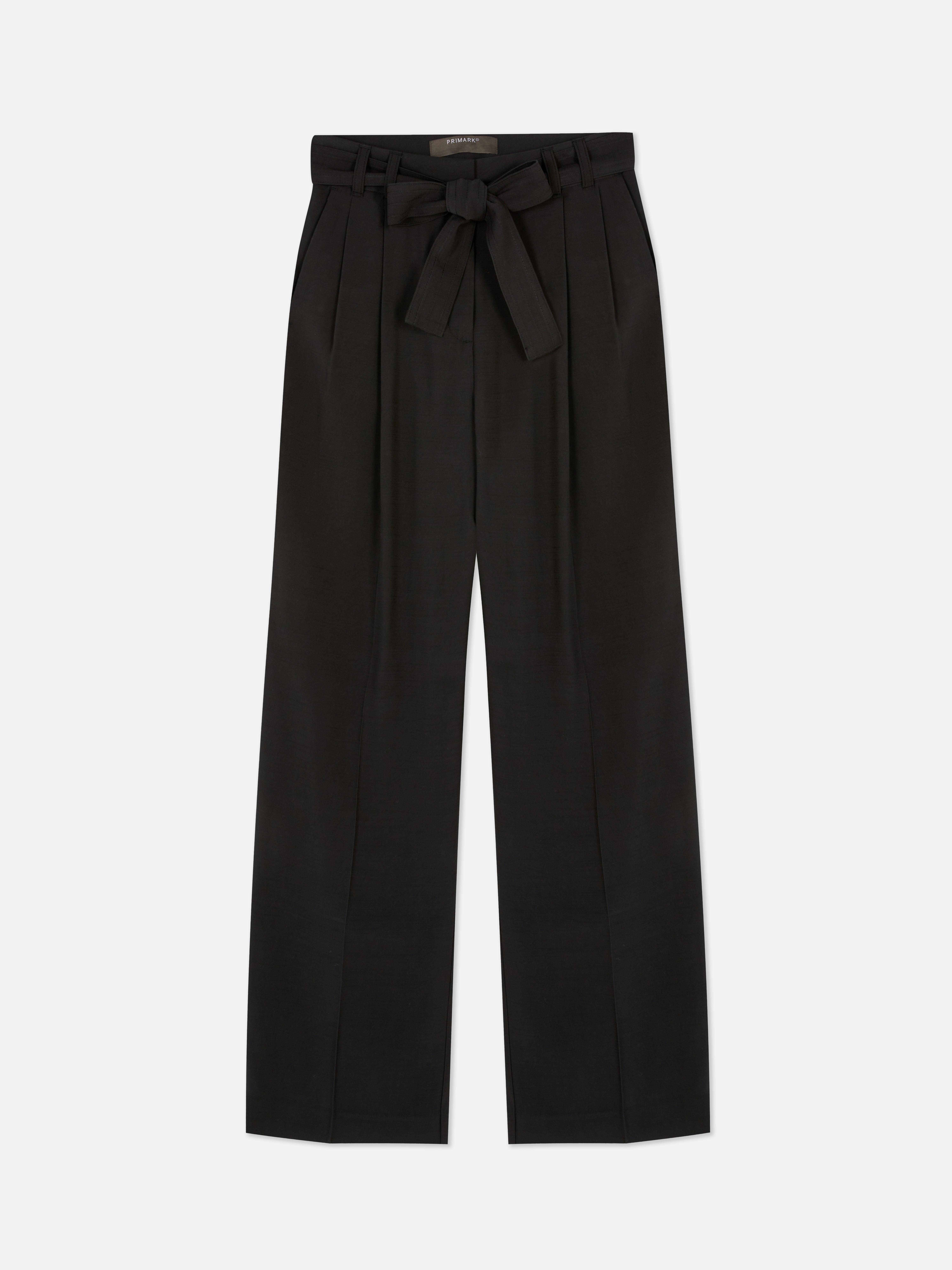 Hose mit Paperbag-Taille
