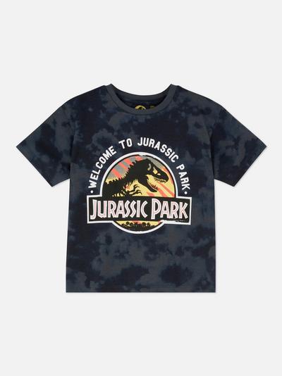 T-shirt efeito tingimento Jurassic Park